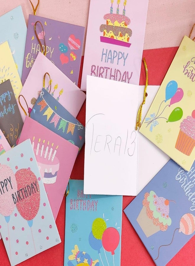 Tera13 TERA 13 Party Invitation Card, Birthday Cards, Greeting Note Cards, Thank You Notecards, Greeting Cards, Notecards For All Occasions, Birthday Printed Gift Tag Bookmarks Tags (birtday 12 pcs) - Image 4